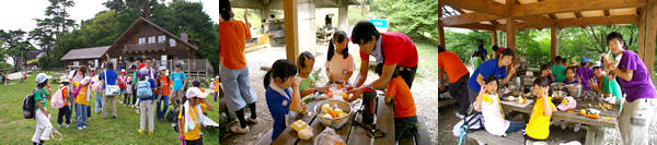 夕食の準備